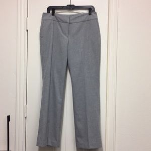 Ann Taylor Factory 8P Curvy Tweed Light Gray Pants